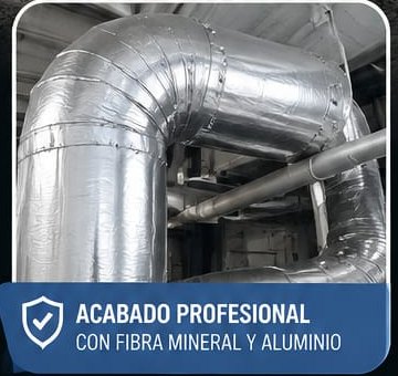 Enchaquetado de ductos en planta industrial