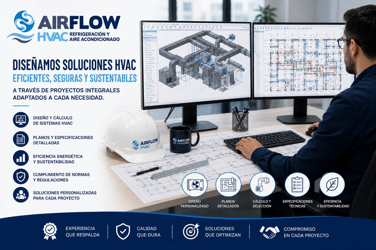 Diseño HVAC para oficinas corporativas